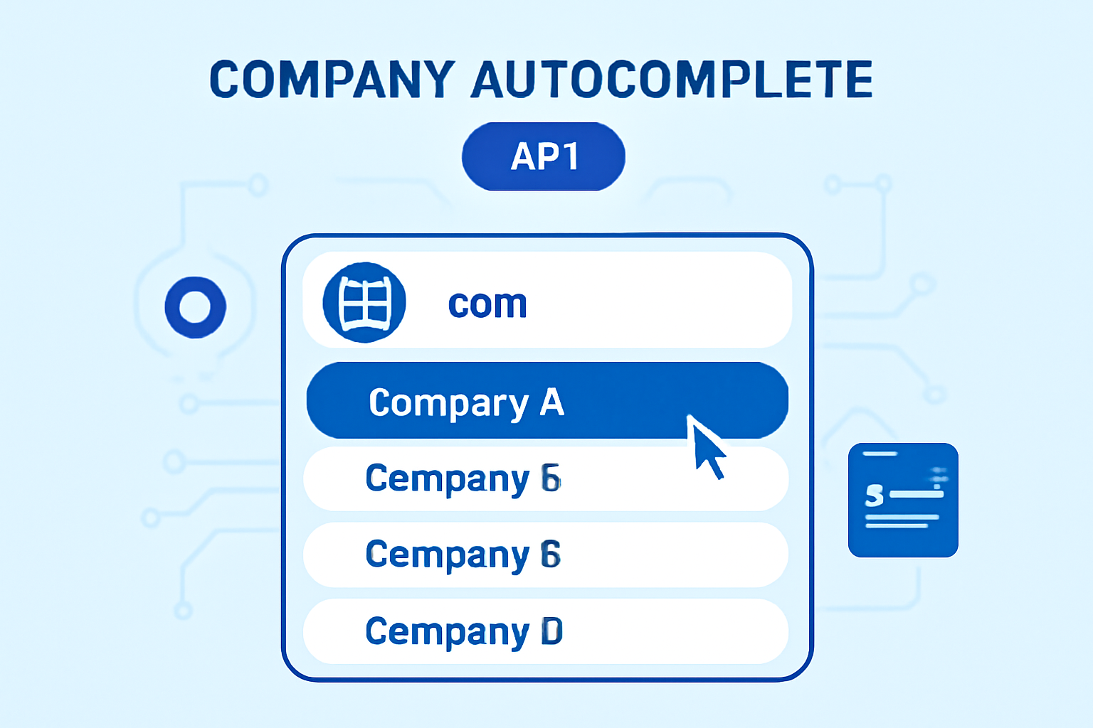 Company Autocomplete